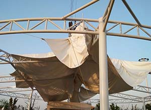 膜結(jié)構(gòu)中膜布怎么安裝？