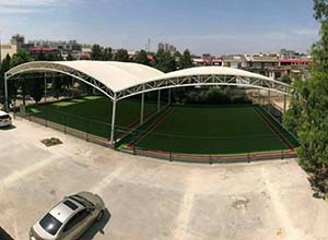 門球場膜結(jié)構(gòu)頂棚/罩棚有哪些優(yōu)點(diǎn)？(圖文)