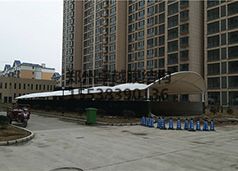 新蔡縣明英文苑地下車庫膜結(jié)構(gòu)出入口