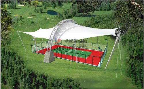 忻州膜結構網(wǎng)球場館頂蓋（專業(yè)生產廠家） 　　