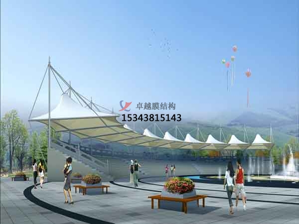 海東市看臺(tái)膜結(jié)構(gòu)遮陽(yáng)棚/主席臺(tái)頂篷/舞臺(tái)雨棚廠(chǎng)家