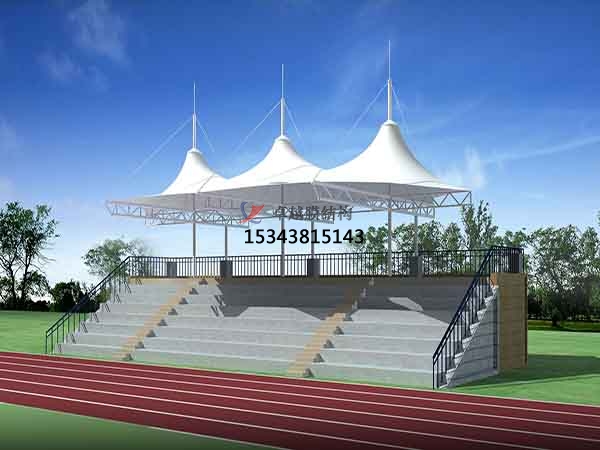 固原市看臺(tái)膜結(jié)構(gòu)遮陽(yáng)棚/主席臺(tái)頂篷/舞臺(tái)雨棚廠(chǎng)家