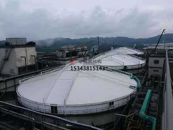四平市污水池處理池膜結(jié)構(gòu)封閉【生產(chǎn)廠家】反吊膜加蓋設計公司 ?