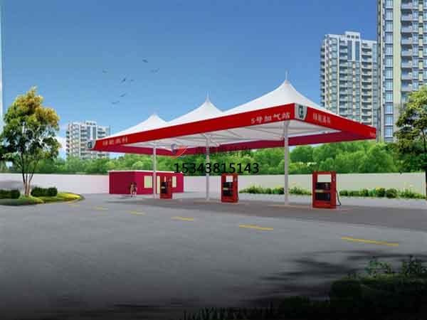 江西膜結(jié)構加油站【設計廠家】