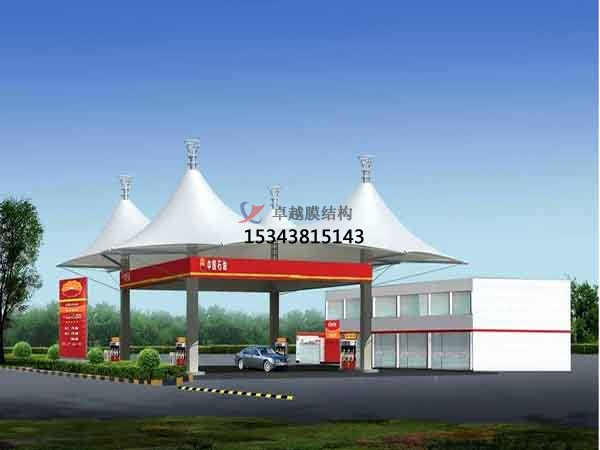 湖南膜結(jié)構加油站【設計廠家】