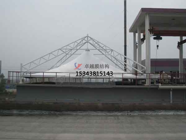 銀川市污水池加蓋圖片/膜結構罩棚案例、設計
