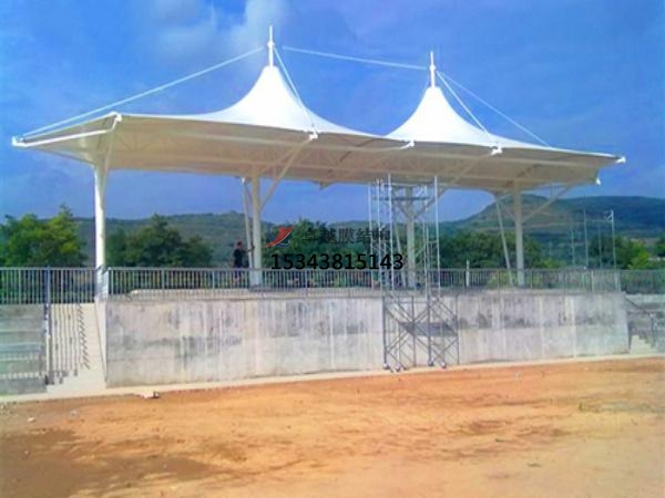 巨鹿體育場看臺膜結構/舞臺罩棚【設計安裝】