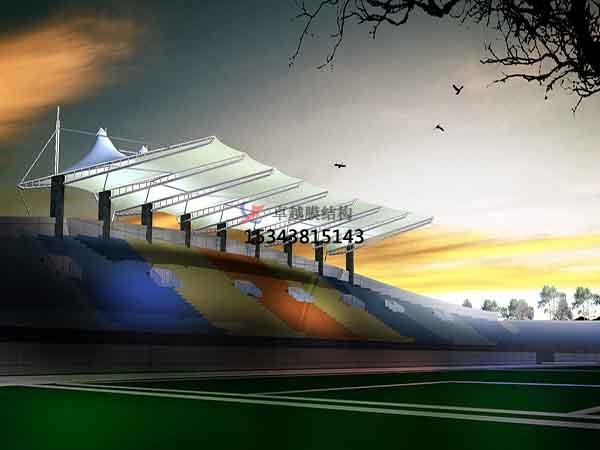 ?？的そY(jié)構(gòu)看臺/主席臺/舞臺【膜結(jié)構(gòu)施工】