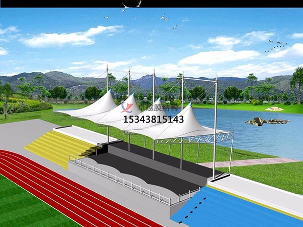 ?？刁w育場看臺膜結(jié)構(gòu)/舞臺罩棚【生產(chǎn)安裝】