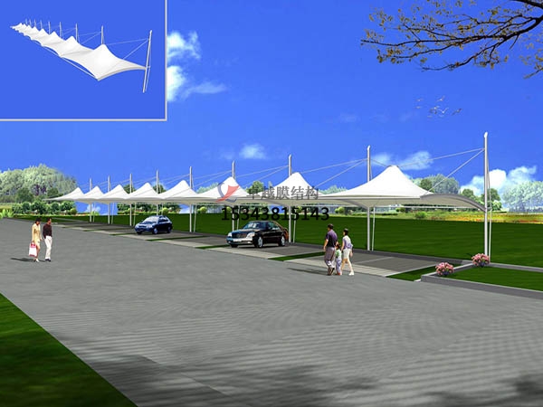 通許<font color='red'>膜結(jié)構(gòu)停車棚</font>【設(shè)計(jì)生產(chǎn)銷售】