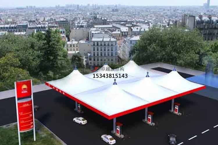 潛江加油站罩棚施工/加氣站雨棚設計安裝/充電站生產(chǎn)廠家