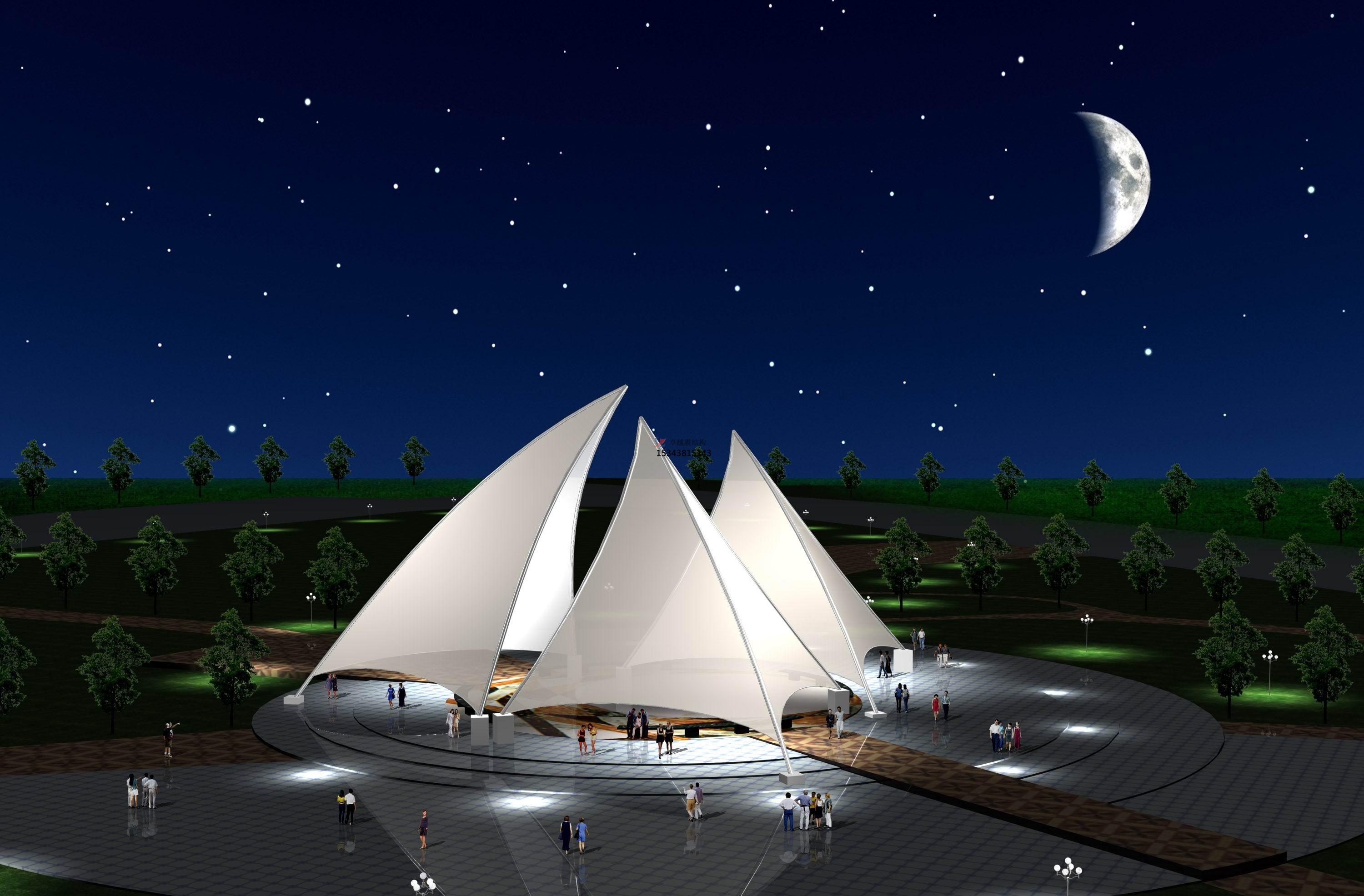 包頭膜結構景觀