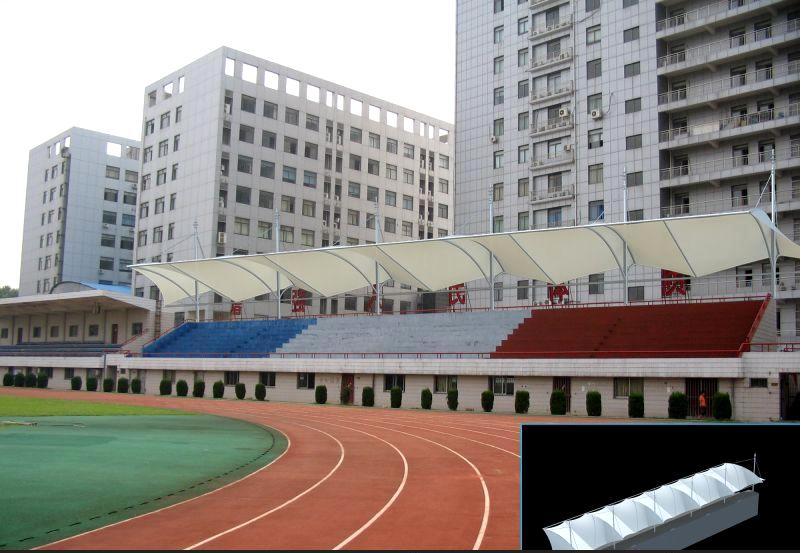 淺談大跨度膜結(jié)構(gòu)看臺屋頂?shù)慕Y(jié)構(gòu)特點(diǎn)