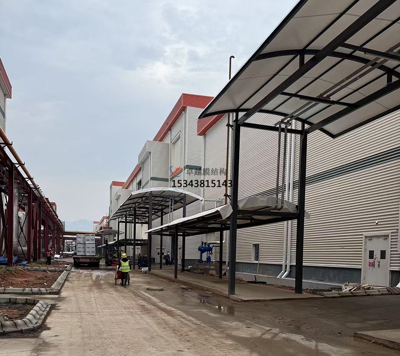 肇慶寧德時(shí)代連廊膜結(jié)構(gòu)雨棚