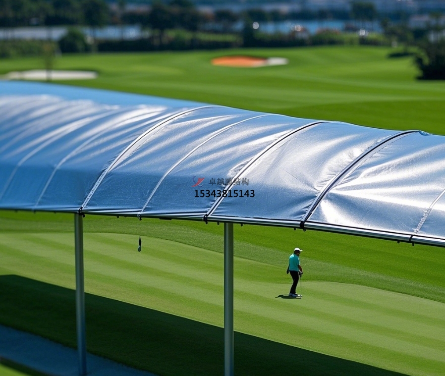 福州膜結(jié)構(gòu)公司【高爾夫發(fā)球臺(tái)罩棚】福州膜結(jié)構(gòu)廠家