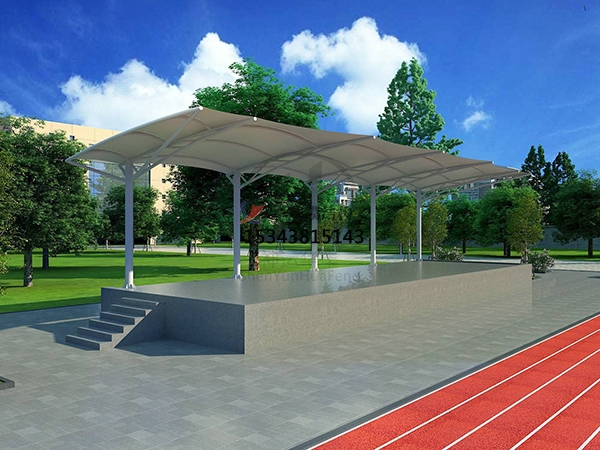 河池膜結構公司【學校<font color='red'>膜結構景觀</font>看臺】河池膜結構廠家