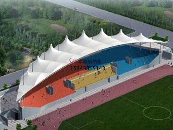 鐵嶺膜結(jié)構(gòu)公司【籃球場(chǎng)看臺(tái)頂棚】鐵嶺膜結(jié)構(gòu)廠家