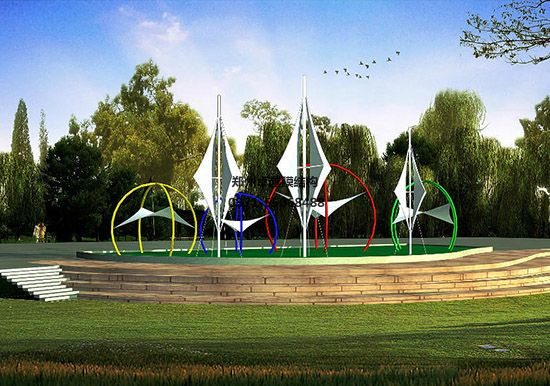 西安張拉膜遮陽棚生產(chǎn)廠家設(shè)計(jì)施工【西安外國(guó)語大學(xué)(長(zhǎng)安校區(qū))張拉膜遮陽棚】等項(xiàng)目