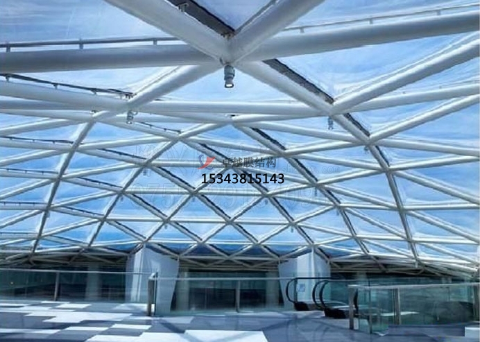 淄博膜結(jié)構(gòu)地下車庫入口【施工案例】